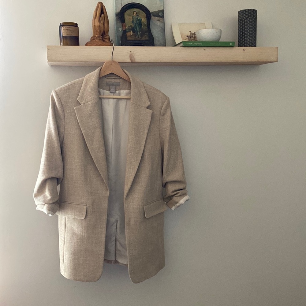 Oatmeal blazer